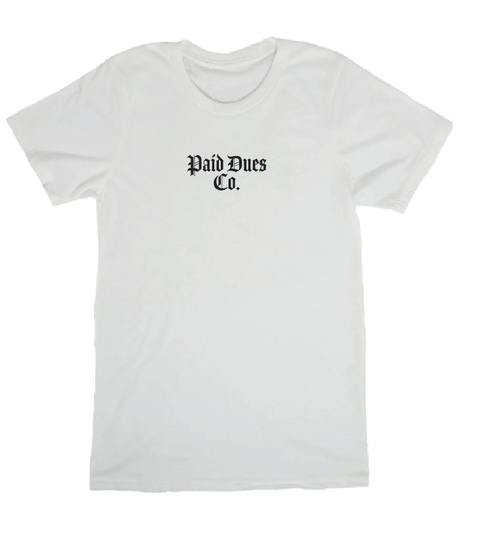 "Lifes A Risk" - white tee